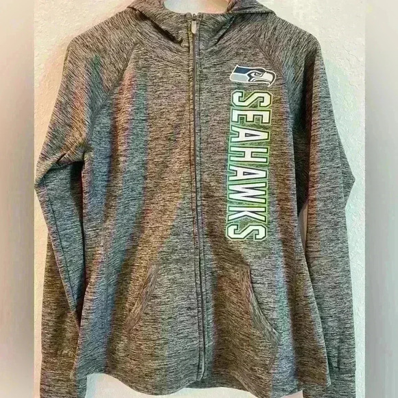 Seattle Seahawks Women’s Zip Up Hoodie Jacket Size Medium - Picture 1 of 9